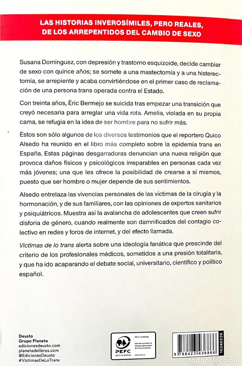 Libros de segunda mano: V&Iacute;CTIMAS DE LO TRANS. Quico Alsedo. - Foto 2