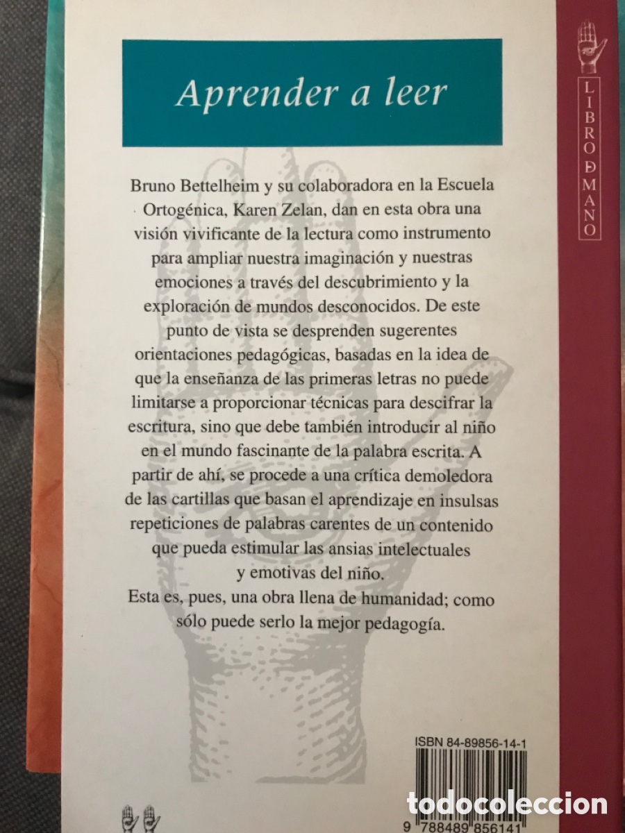Libros de segunda mano: Bruno Bettelheim y Karen Zelan. Aprender a leer - Foto 2