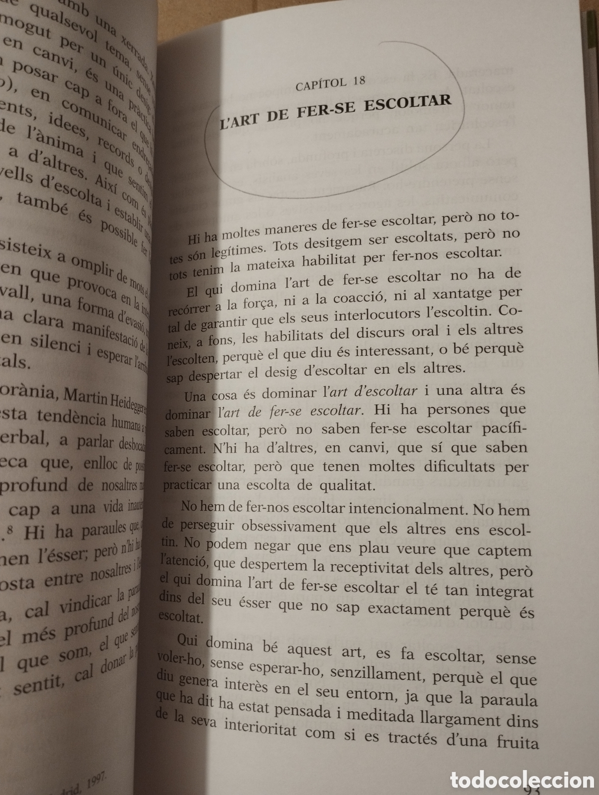 Libros de segunda mano: LART DE SABER ESCOLTAR (FRANCESC TORRALBA) - Foto 7