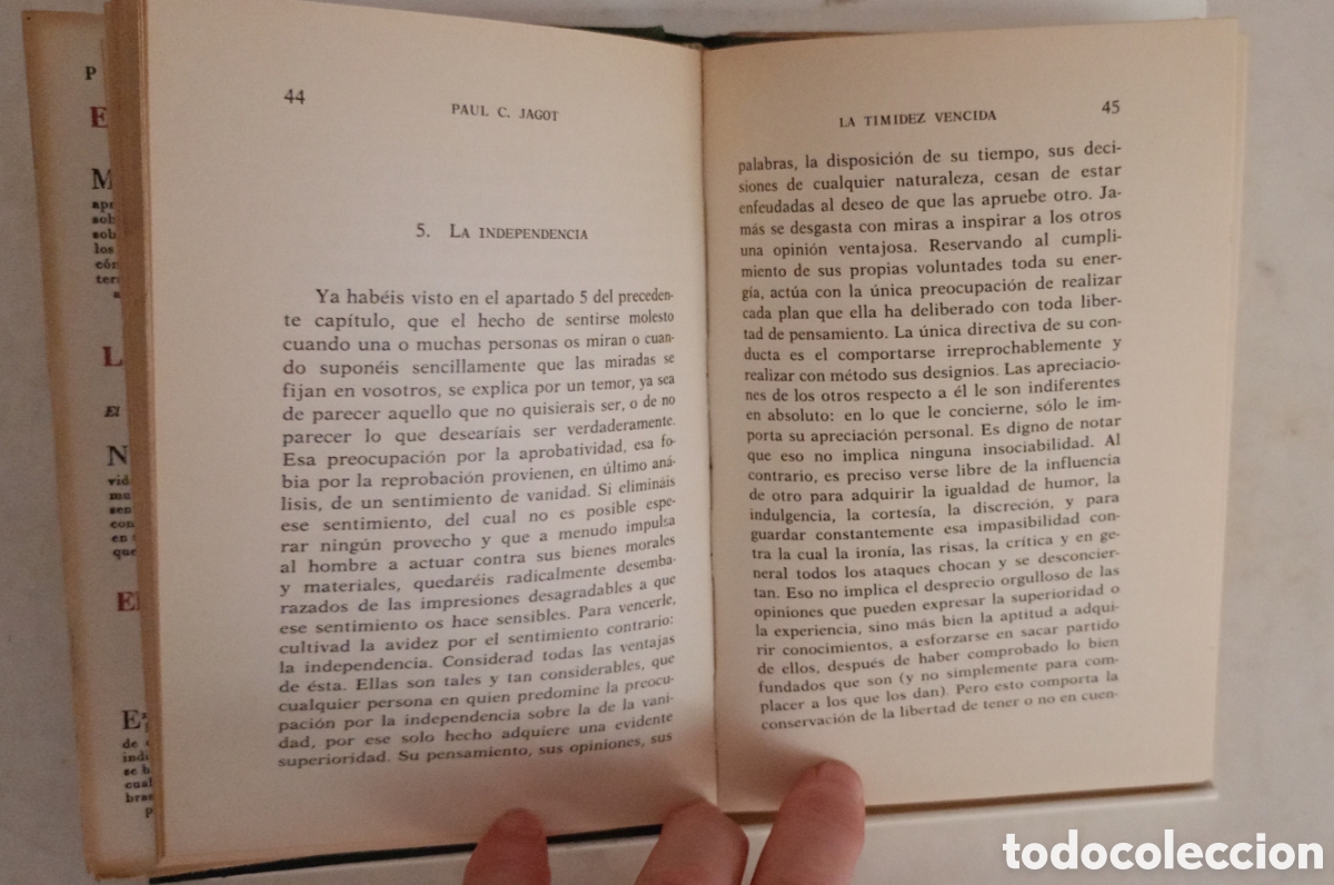 Libros de segunda mano: LA TIMIDEZ VENCIDA PAUL C.JAGOT - Foto 6