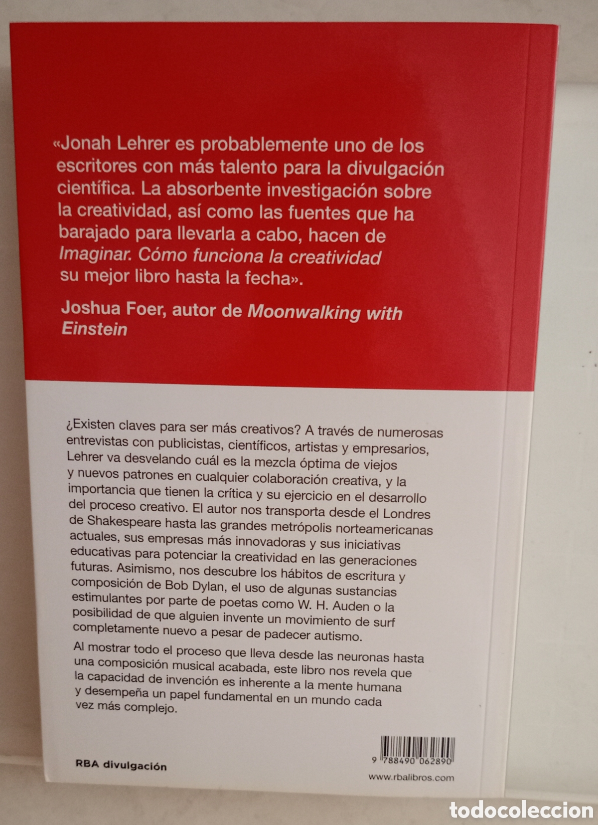 Libros de segunda mano: IMAGINAR como funciona la creatividad Jonah Lehrer - Foto 4