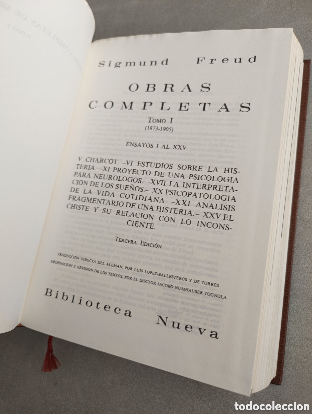 Libros de segunda mano: Obras completas I. Sigmund Freud. - Foto 4