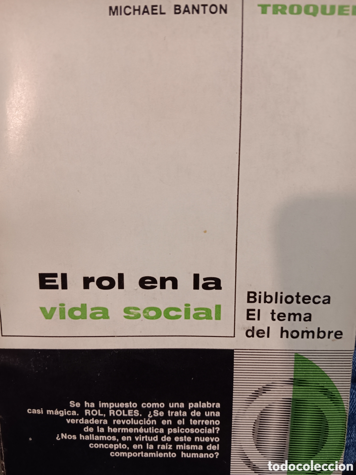 Libros de segunda mano: Michael Banton. El rol en la vida social - Foto 1