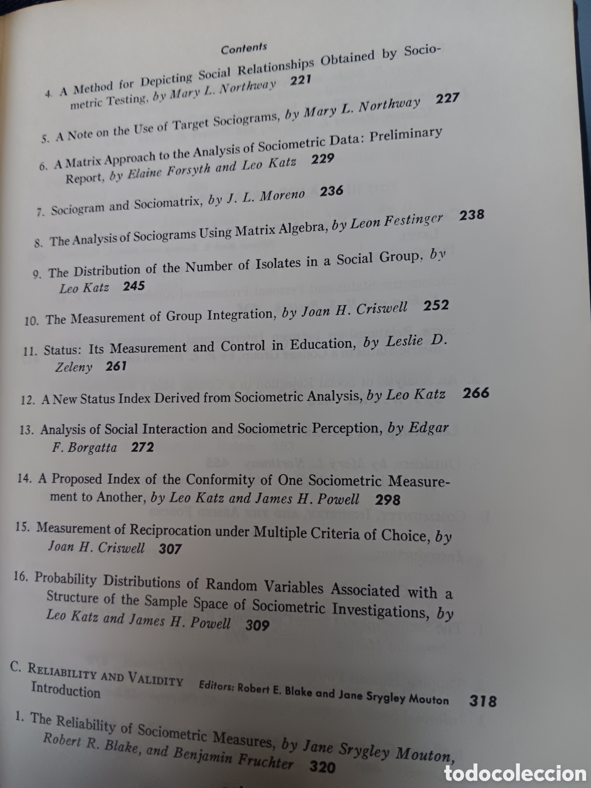 Libros de segunda mano: J. L. Moreno y otros. The sociometry reader - Foto 4
