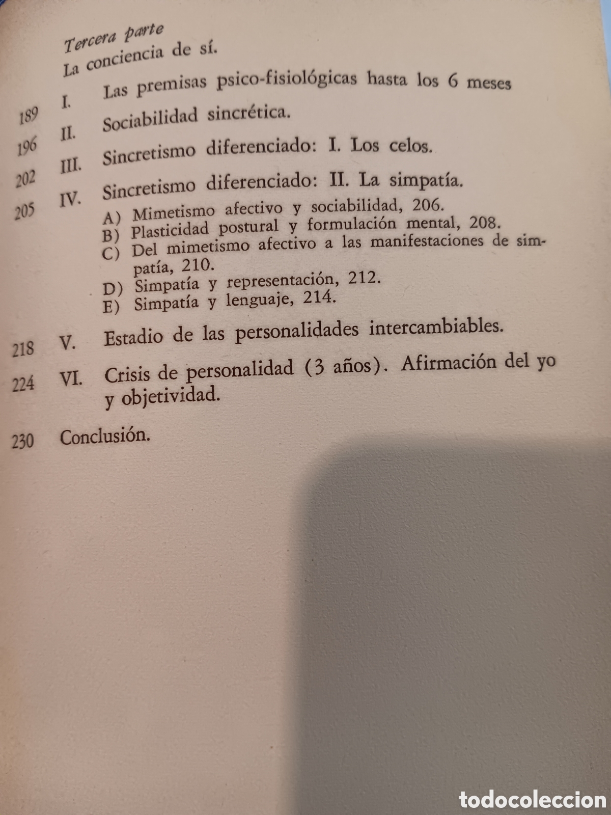 Libros de segunda mano: Henri Wallon. Los or&iacute;genes del car&aacute;cter del ni&ntilde;o - Foto 4