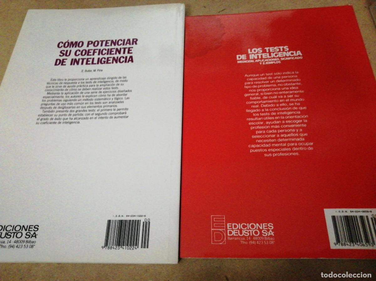 Libros de segunda mano: LOTE 3 LIBROS SOBRE LA MENTE Y COEFICIENTE DE INTELIGENCIA - Foto 3