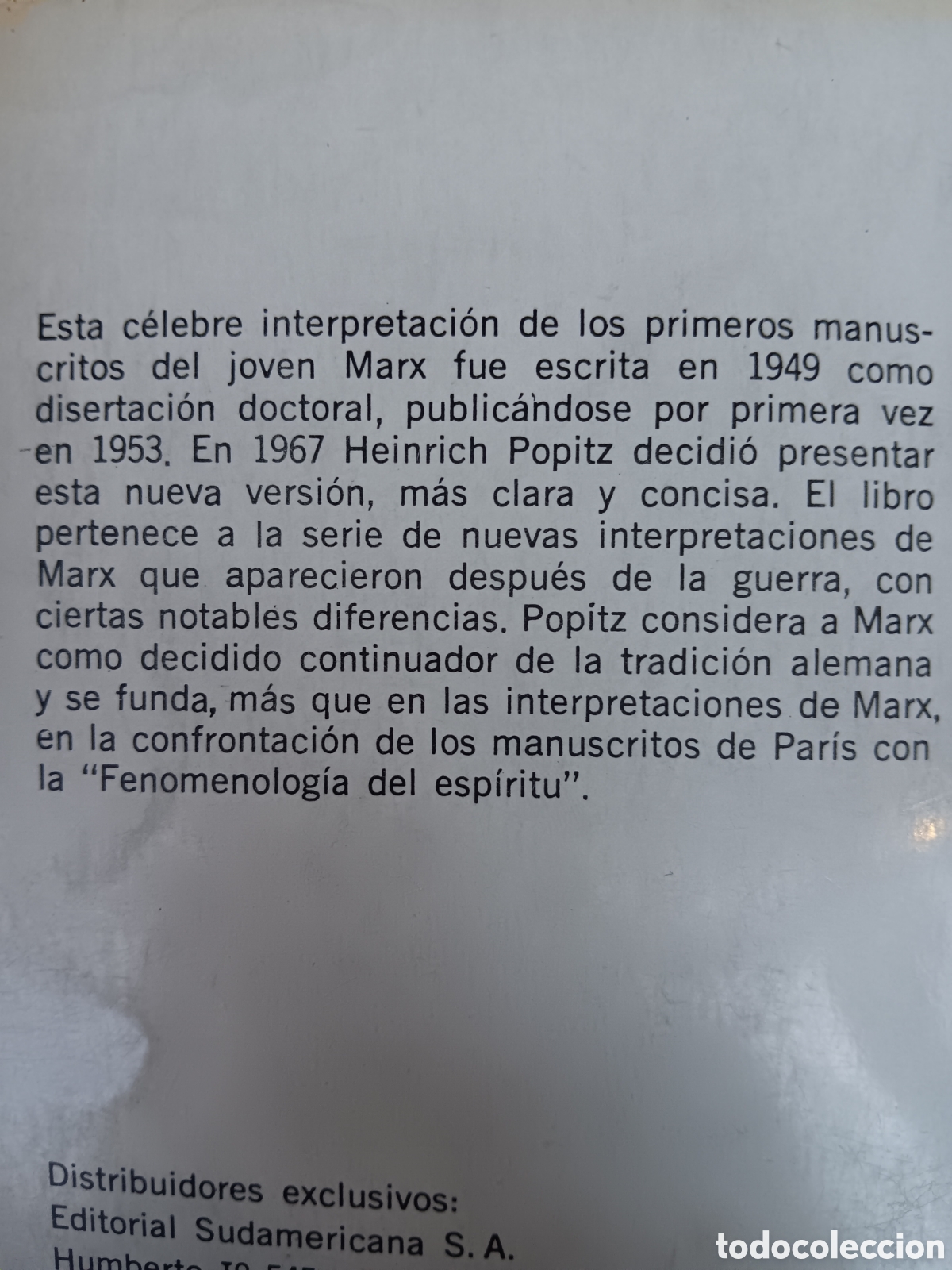 Libros de segunda mano: Heinrich Popitz el hombre alienado - Foto 2