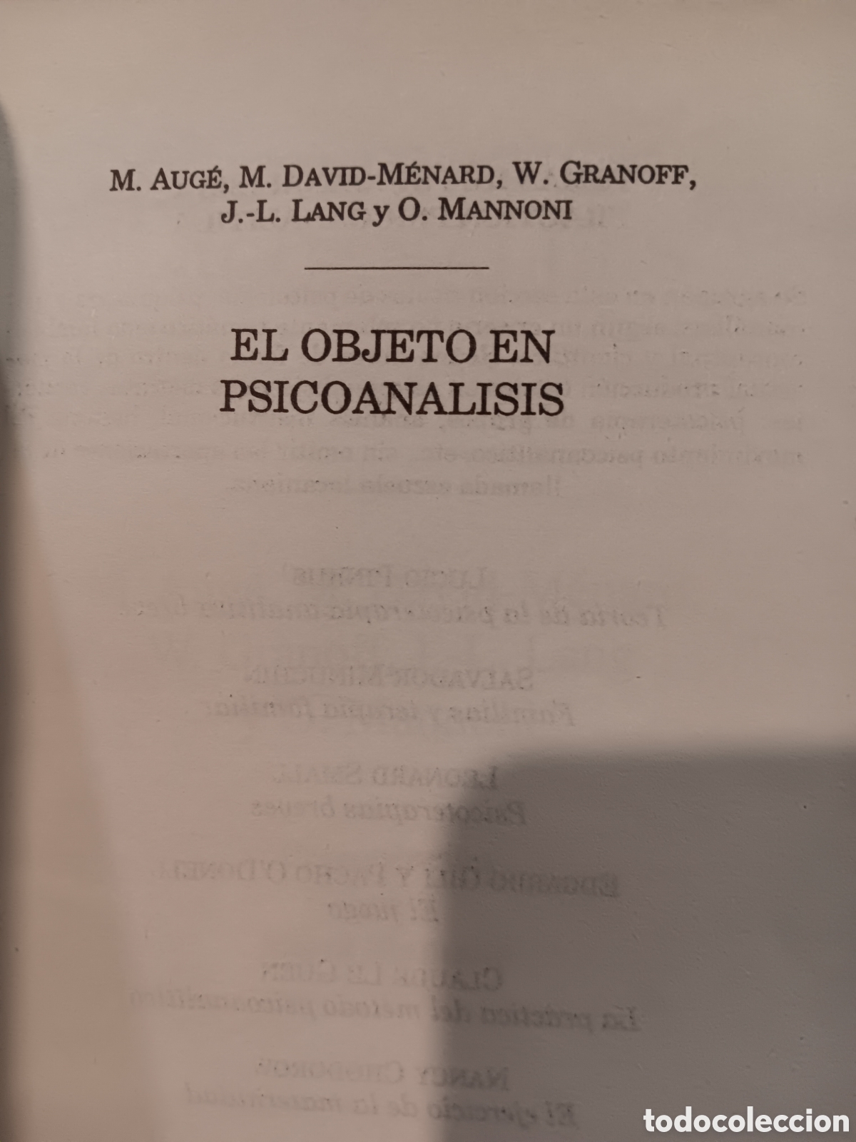 Libros de segunda mano: El objeto en Psicoan&aacute;lisis. Varios autores - Foto 3