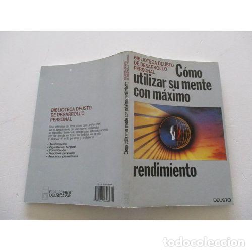 Libros de segunda mano: COMO UTILIZAR SU MENTE con MAXIMO RENDIMIENTO - Sin Especificar - Sin Especificar - Foto 1