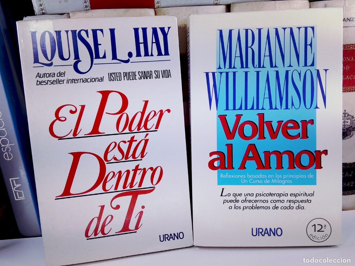 Libros de segunda mano: Lote 2 obras complementarias autoayuda: EL PODER EST&Aacute; DENTRO DE TI / VOLVER AL AMOR. - Foto 1