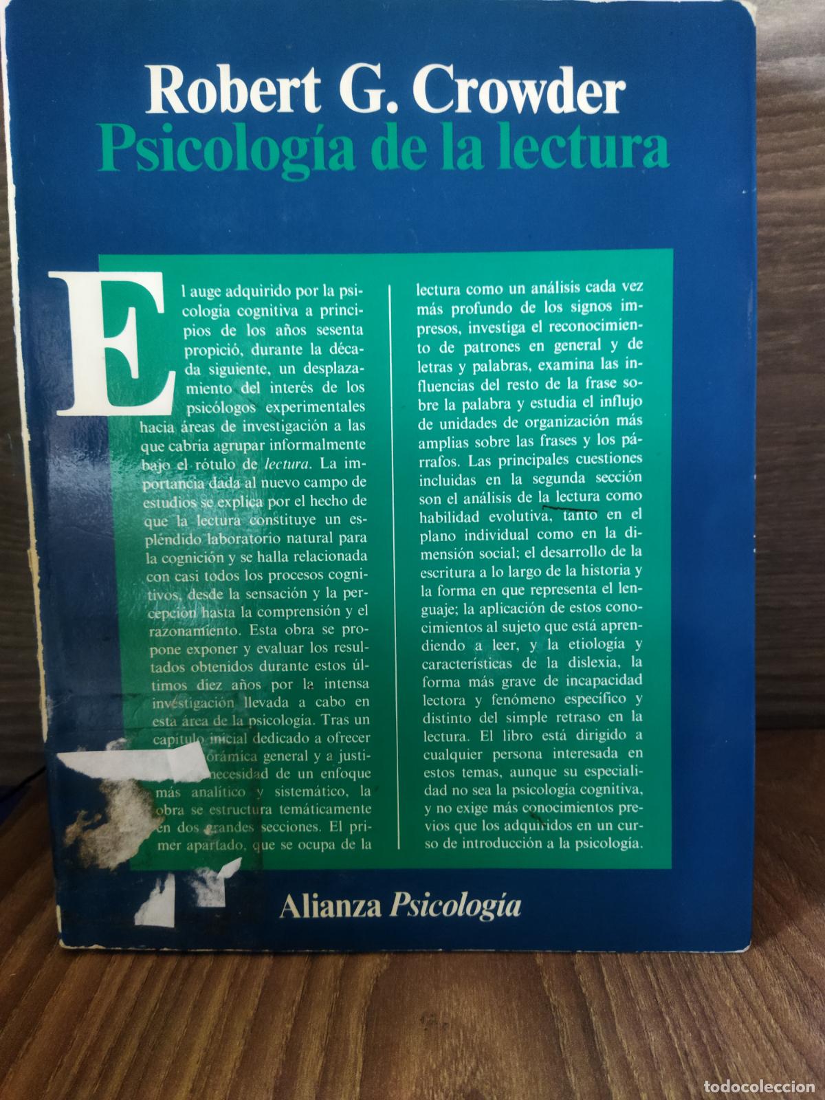 Libros de segunda mano: Psicolog&iacute;a de la lectura - Foto 1