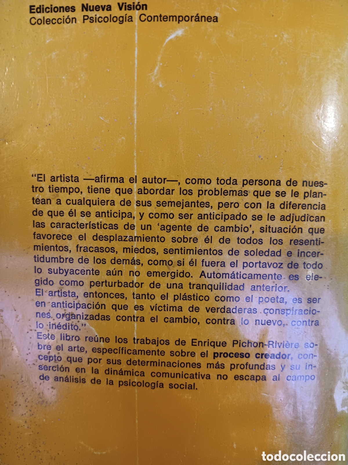 Libros de segunda mano: Enrique Pichon-Rivi&eacute;re. El proceso creador - Foto 2