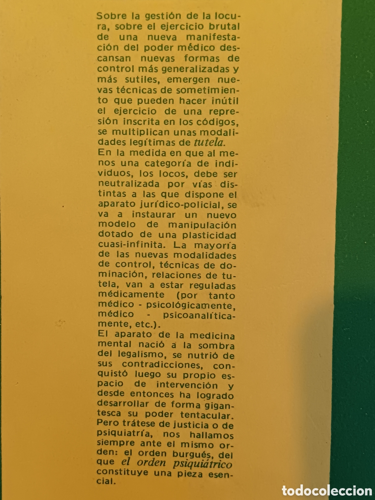 Libros de segunda mano: Robert Castel. El orden psiqui&aacute;trico - Foto 2