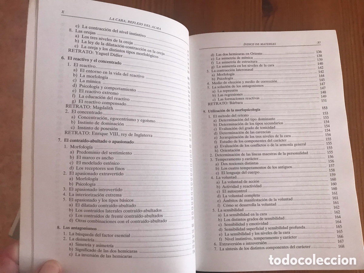 Libros de segunda mano: La cara, reflejo del alma. Curso pr&aacute;ctico de morfopsicolog&iacute;a evolutiva. Dif&iacute;cil - Foto 7