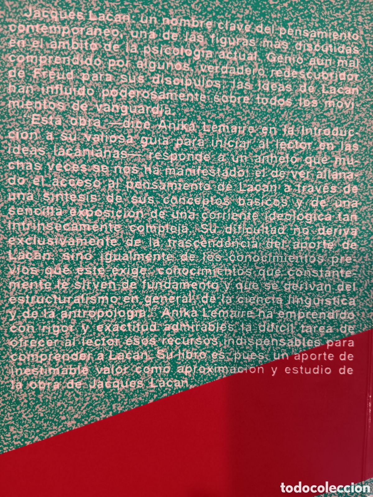 Libros de segunda mano: Anika Rifflet-Lemaire. Lacan - Foto 2