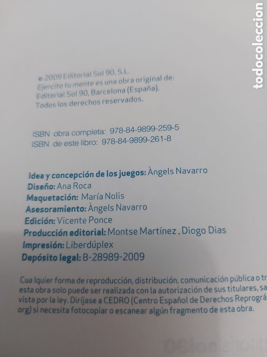 Libros de segunda mano: EJERCITA TU MENTE a&ntilde;o 1981 - Foto 2