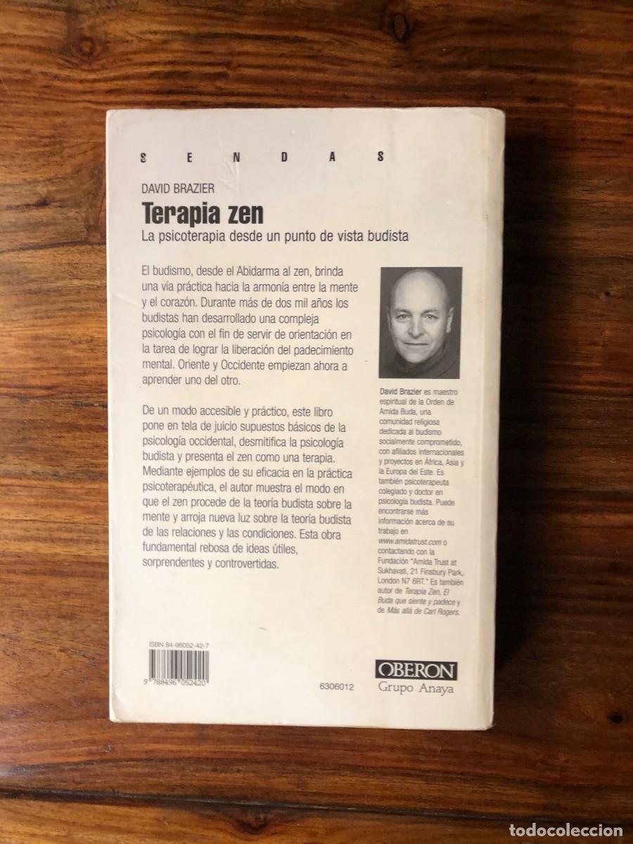 Libros de segunda mano: Terapia Zen . David Bratzer. Oberon. - Foto 2