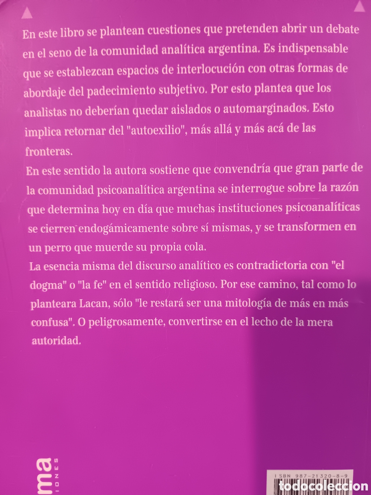 Libros de segunda mano: Silvia Quesada. El psicoan&aacute;lisis - Foto 2