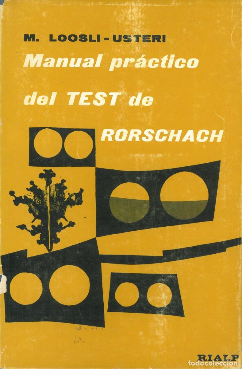 Libros de segunda mano: Manual practico del test de Rorschach - Loosli-Usteri, Marguerite - Foto 1