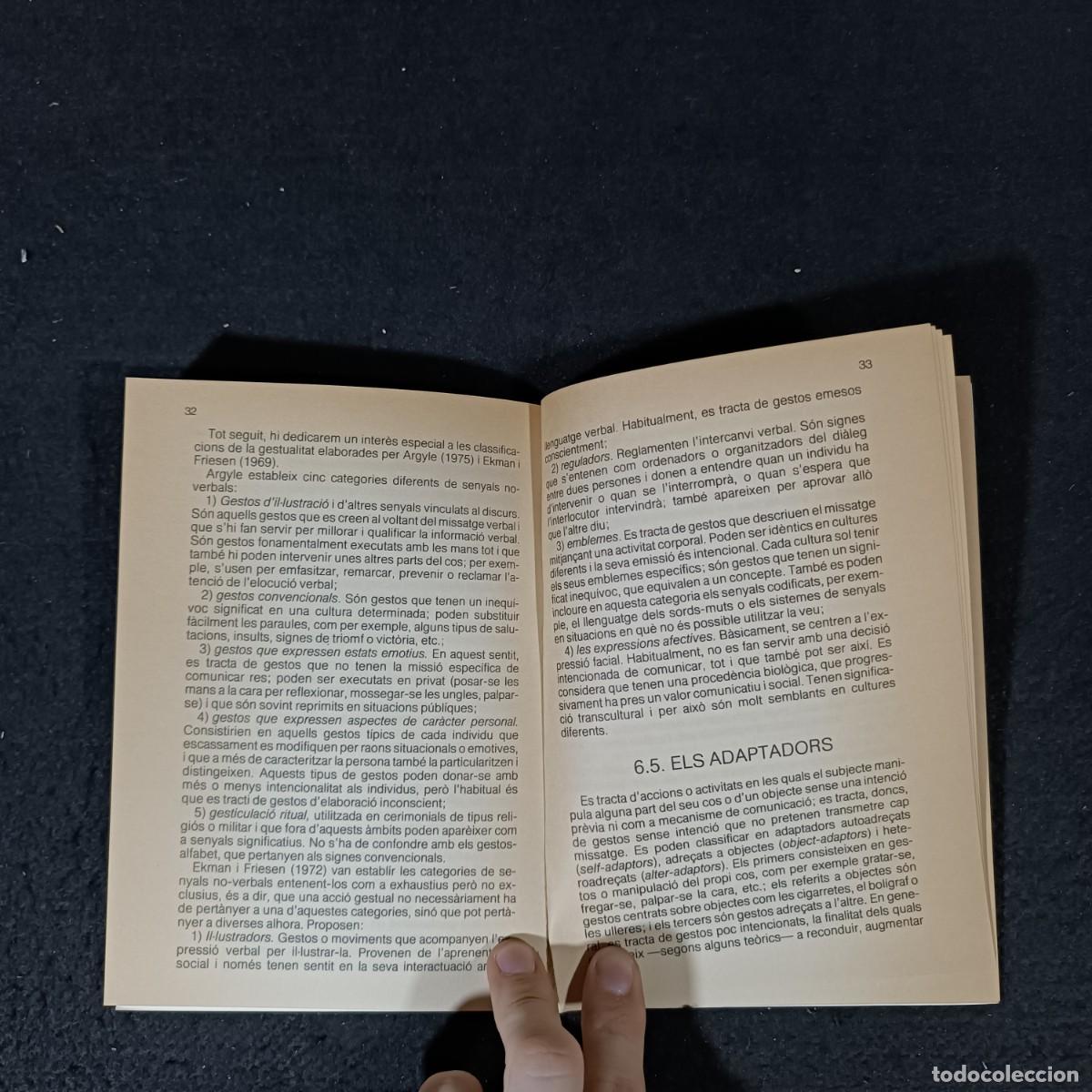 Libros de segunda mano: LA COMUNICACI&Oacute; NO VERBAL - &Agrave;NGEL FORNER - GRA&Oacute; / 353 - Foto 5