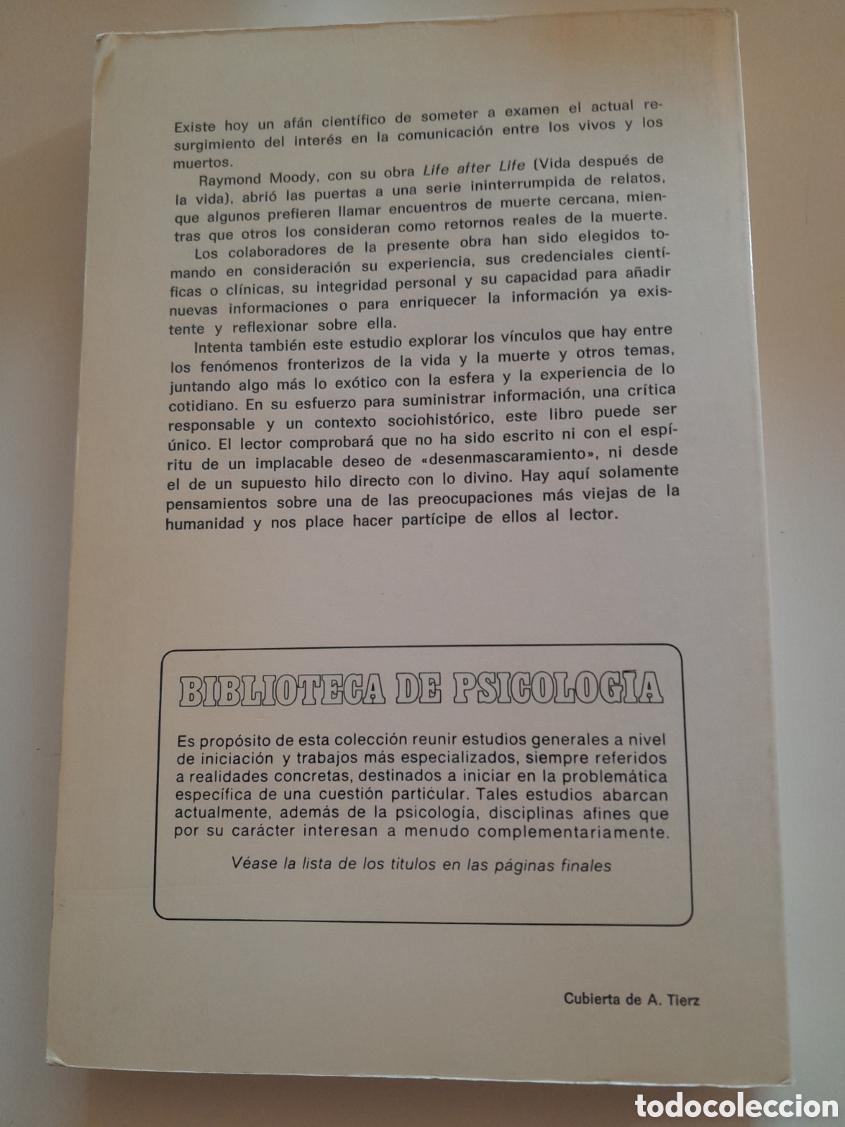 Libros de segunda mano: ENTRE LA VIDA Y LA MUERTE. ROBERT KASTENBAUM. HERDER - Foto 2