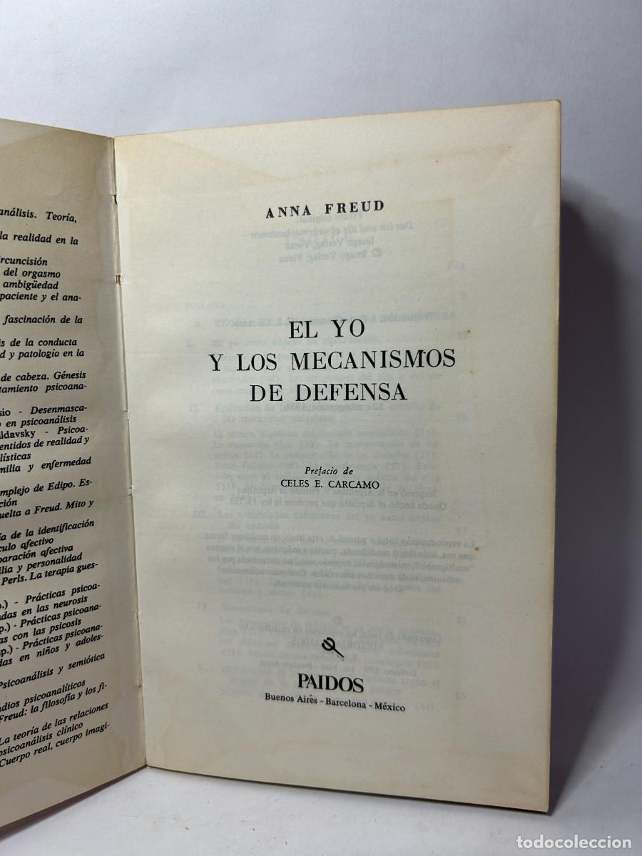 Libros de segunda mano: ANNA FREUD - EL YO Y LOS MECANISMOS DE DEFENSA - 1986 - Foto 3
