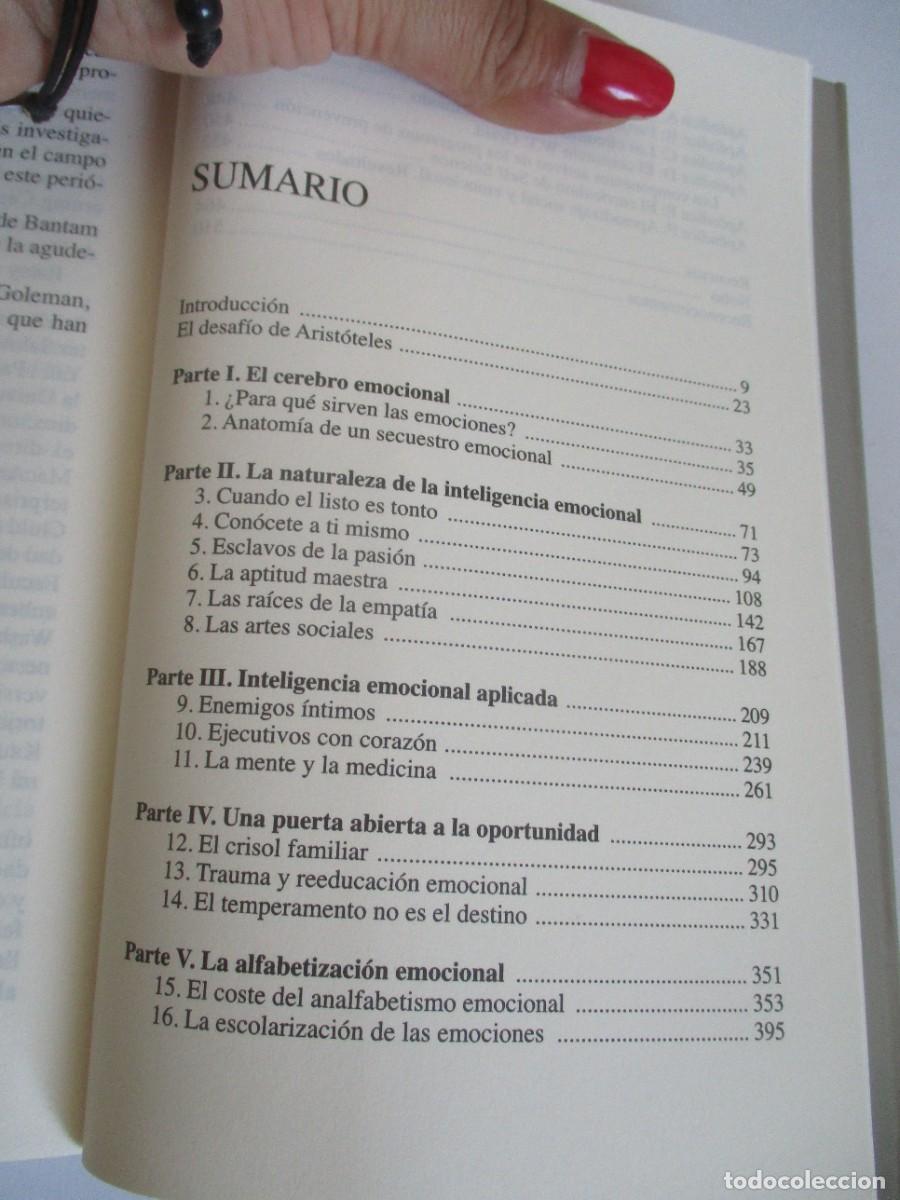 Libros de segunda mano: DANIEL GOLEMAN Inteligencia emocional W28912 - Foto 2