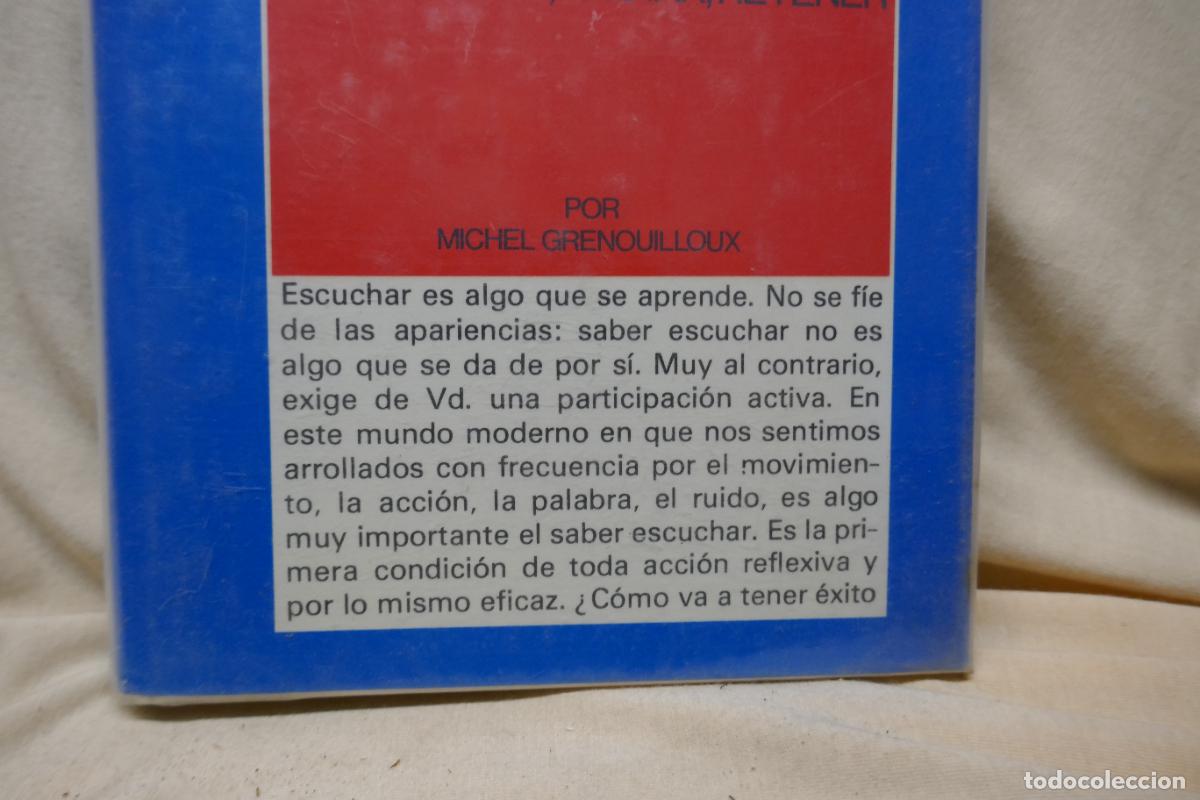 Libros de segunda mano: SABER ESCUCHAR - MICHEL GRENOUILLOUX - Foto 3