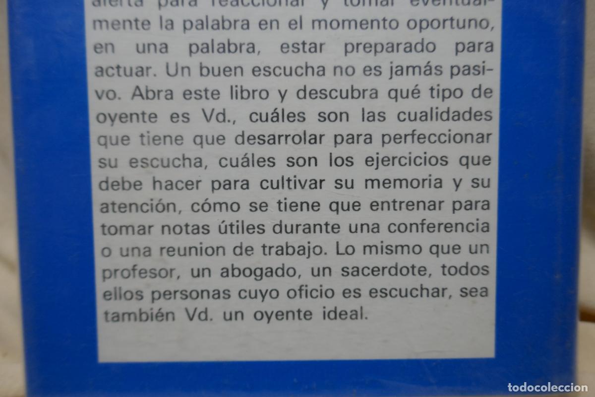 Libros de segunda mano: SABER ESCUCHAR - MICHEL GRENOUILLOUX - Foto 17