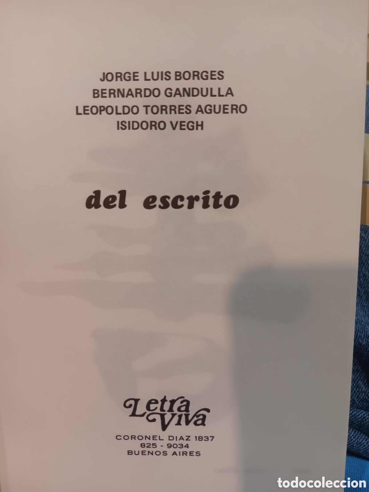 Libros de segunda mano: Jorge Luis Borges y otros. Del escrito - Foto 2