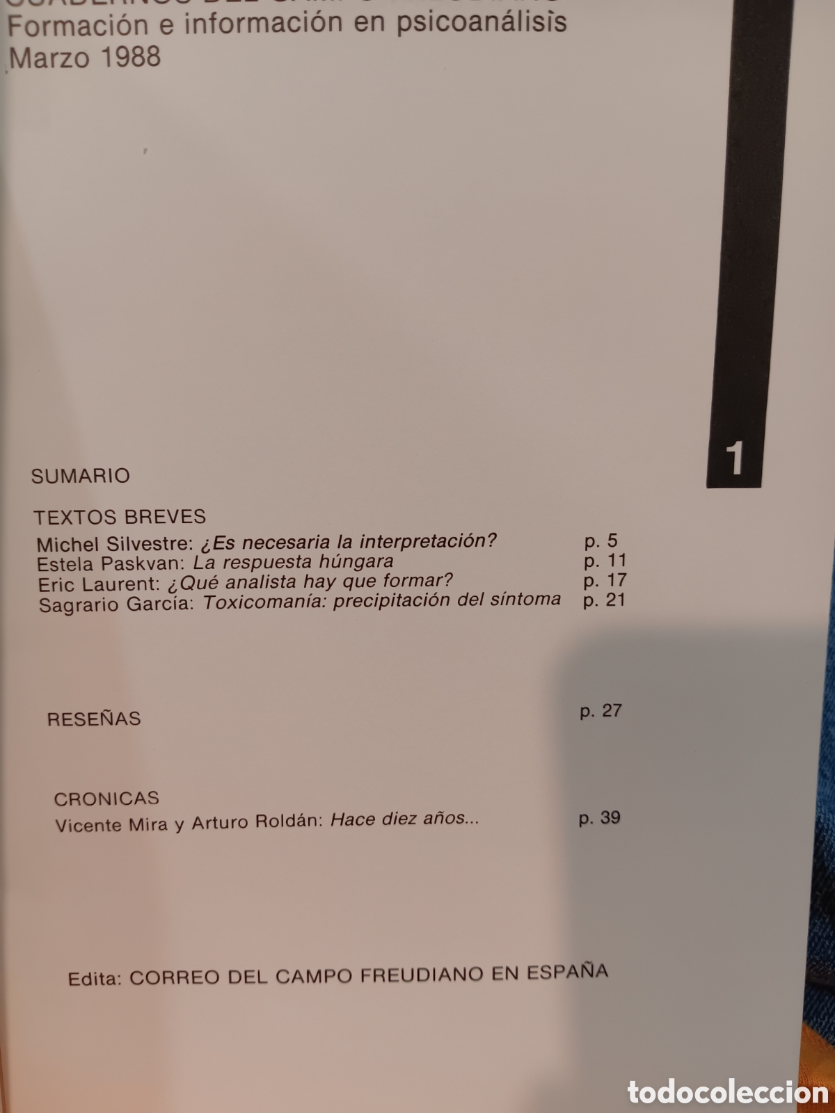 Libros de segunda mano: Cuadernos del campo freudiano. 3 vol&uacute;menes. - Foto 2