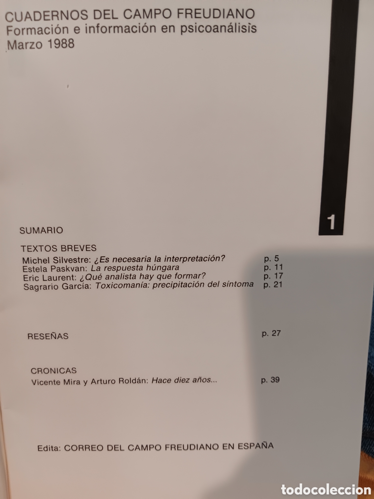 Libros de segunda mano: Cuadernos del campo freudiano. 3 vol&uacute;menes. - Foto 4