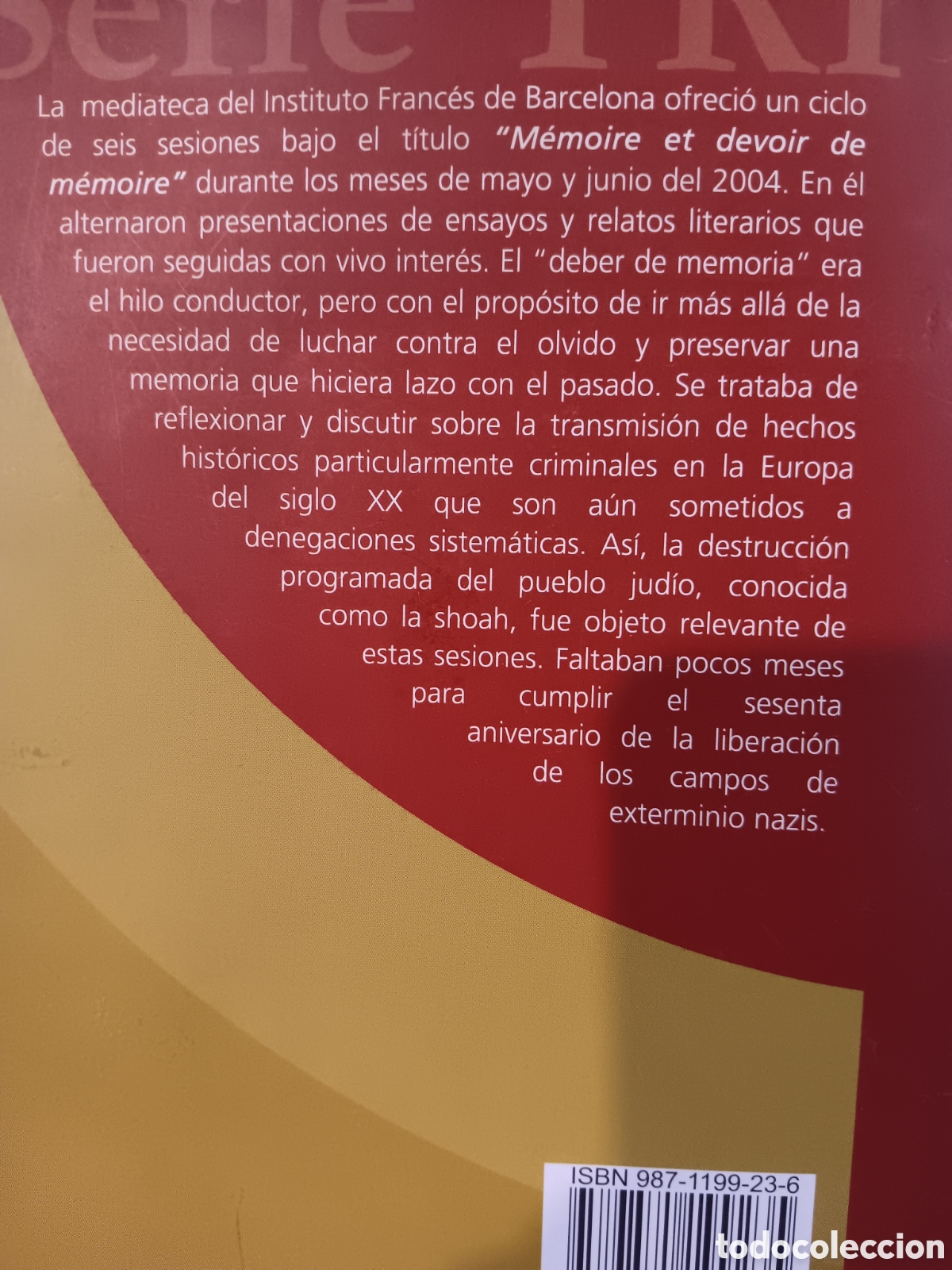 Libros de segunda mano: Deber de memoria. Varios autores - Foto 2