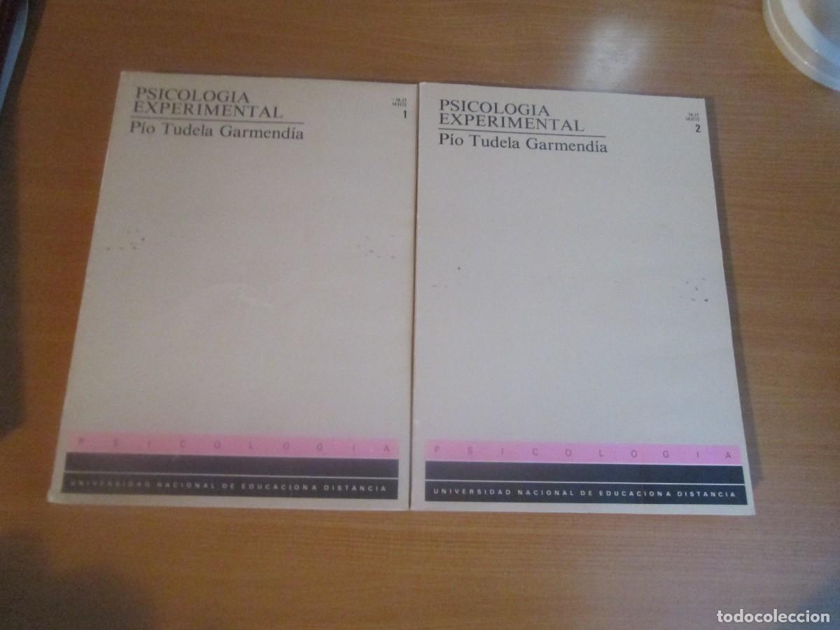 Libros de segunda mano: LIBROS UNED PSICOLOGIA EXPERIMENTAL I-II - Foto 1