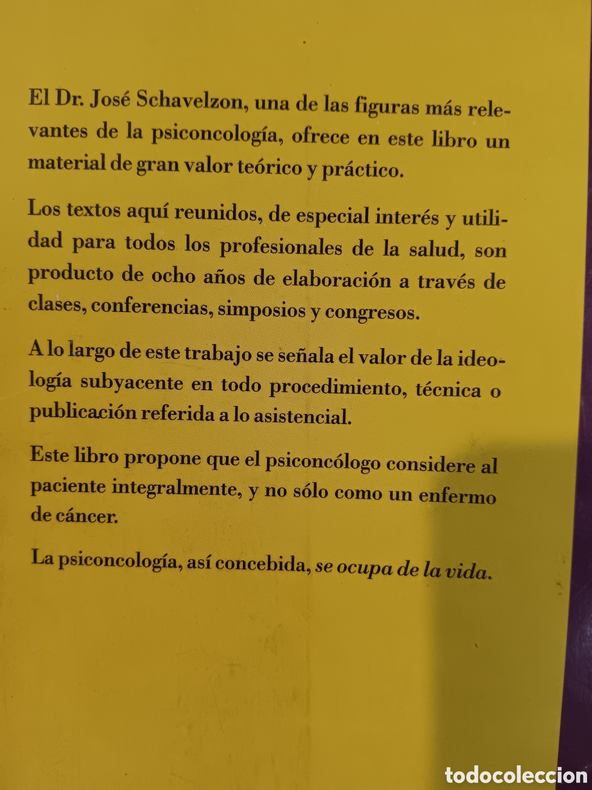 Libros de segunda mano: Jose Schavelzon. Psiconcolog&iacute;a - Foto 2