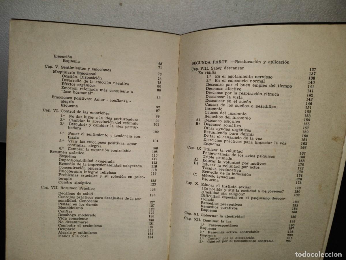 Libros de segunda mano: 107- CONTROL CEREBRAL Y EMOCIONAL - NARCISO IRALA S. J. - 1969 - Foto 6