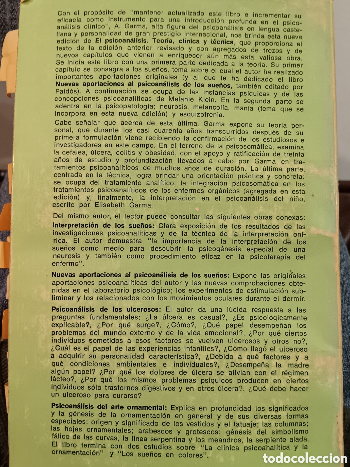 Libros de segunda mano: Angel Garma. El psicoan&aacute;lisis - Foto 2
