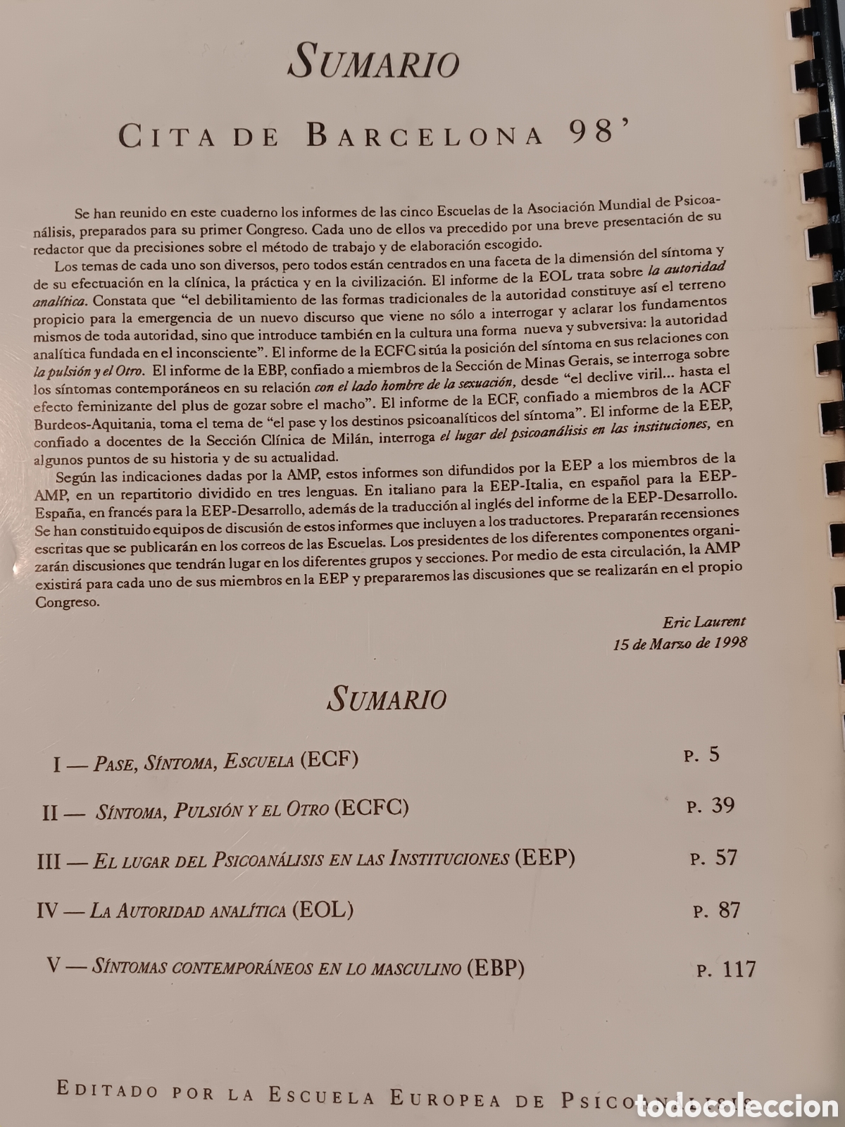 Libros de segunda mano: AMP Cita de Barcelona 98 - Foto 2