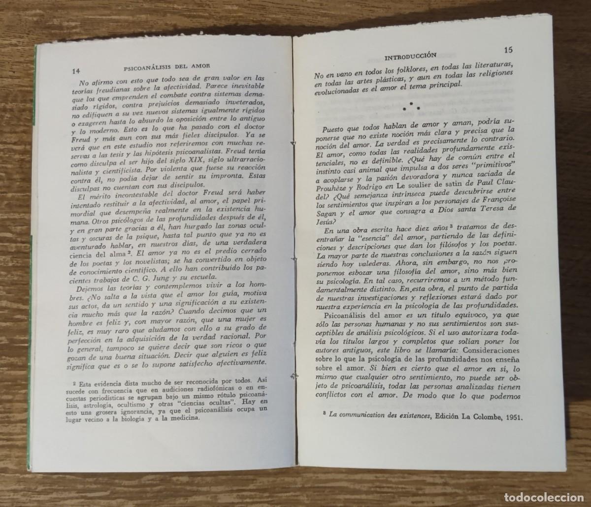 Libros de segunda mano: Libro - Psicoan&aacute;lisis del Amor (1960) Ignace Lepp - Foto 4