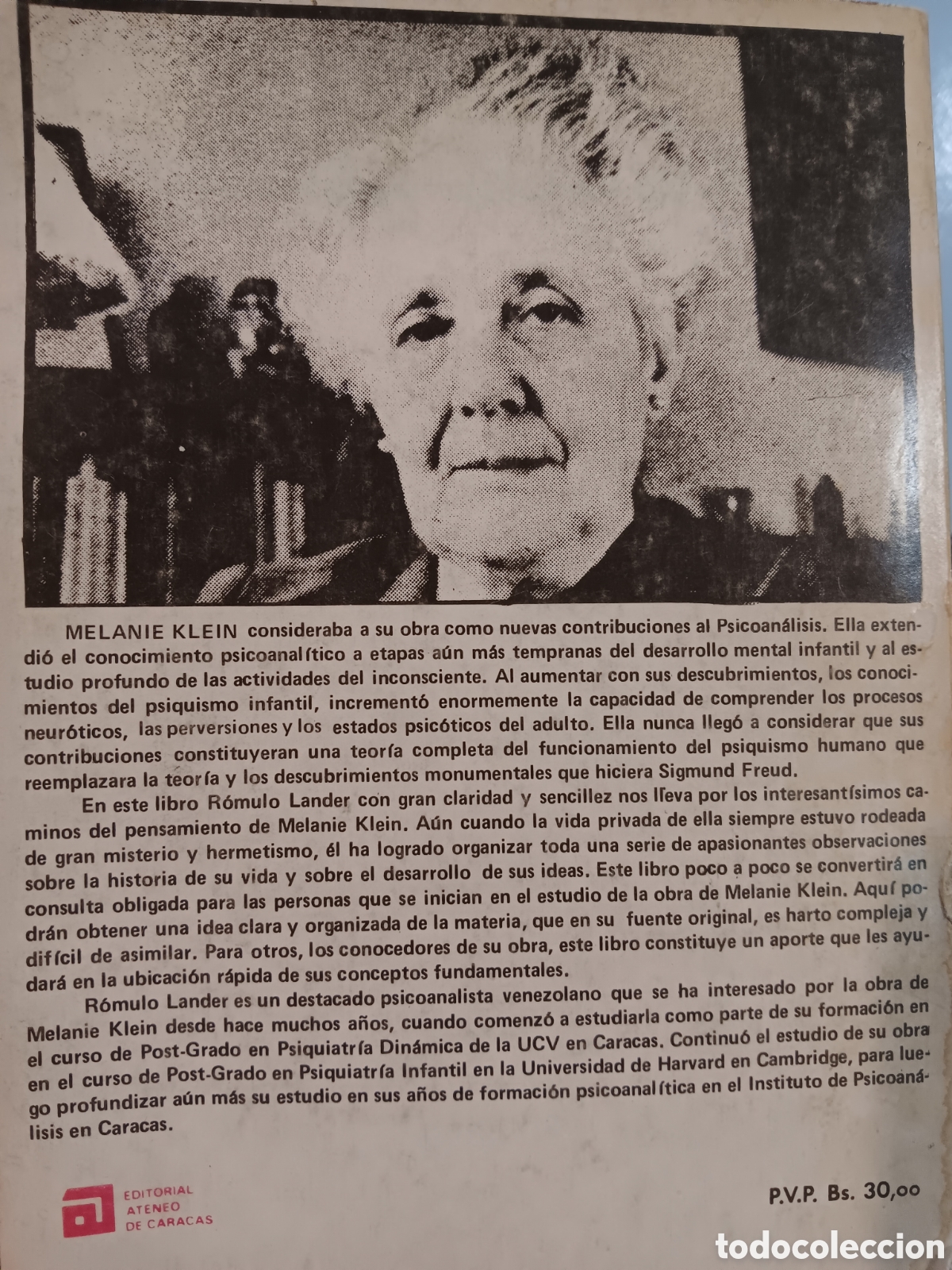 Libros de segunda mano: Romulo Lander. Melanie Klein - Foto 2