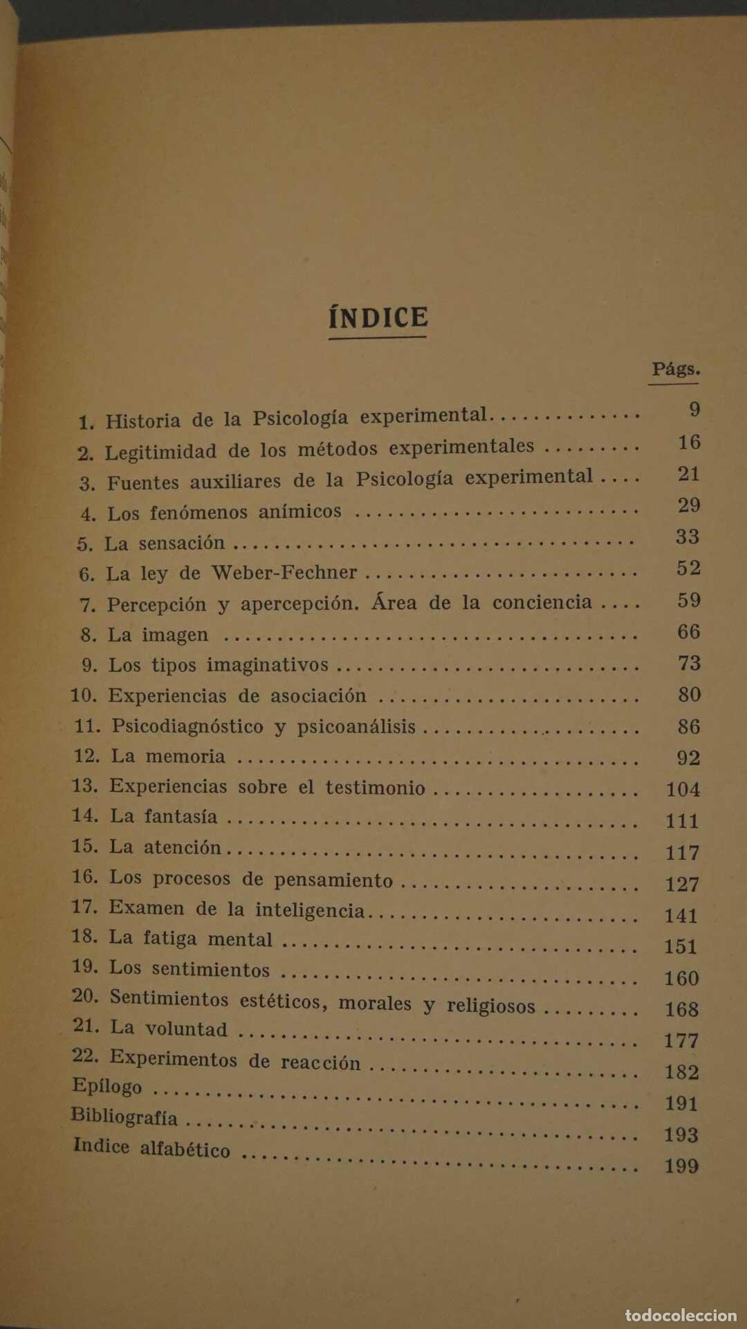 Libros de segunda mano: Introducci&oacute;n a la psicolog&iacute;a experimental Braunshausen - Foto 2