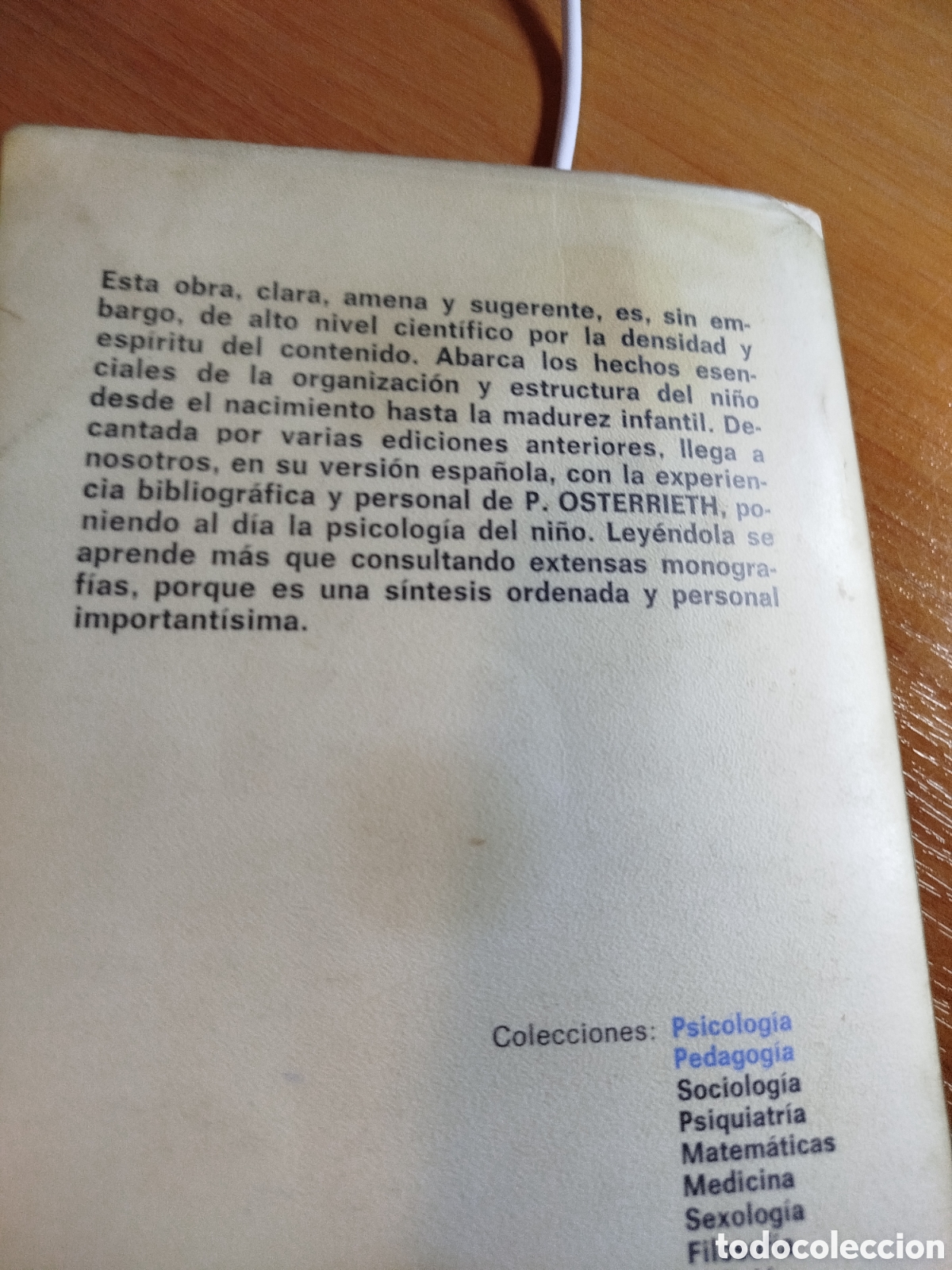 Libros de segunda mano: Psicolog&iacute;a infantil. Ediciones Morata. Osterrieth - Foto 4