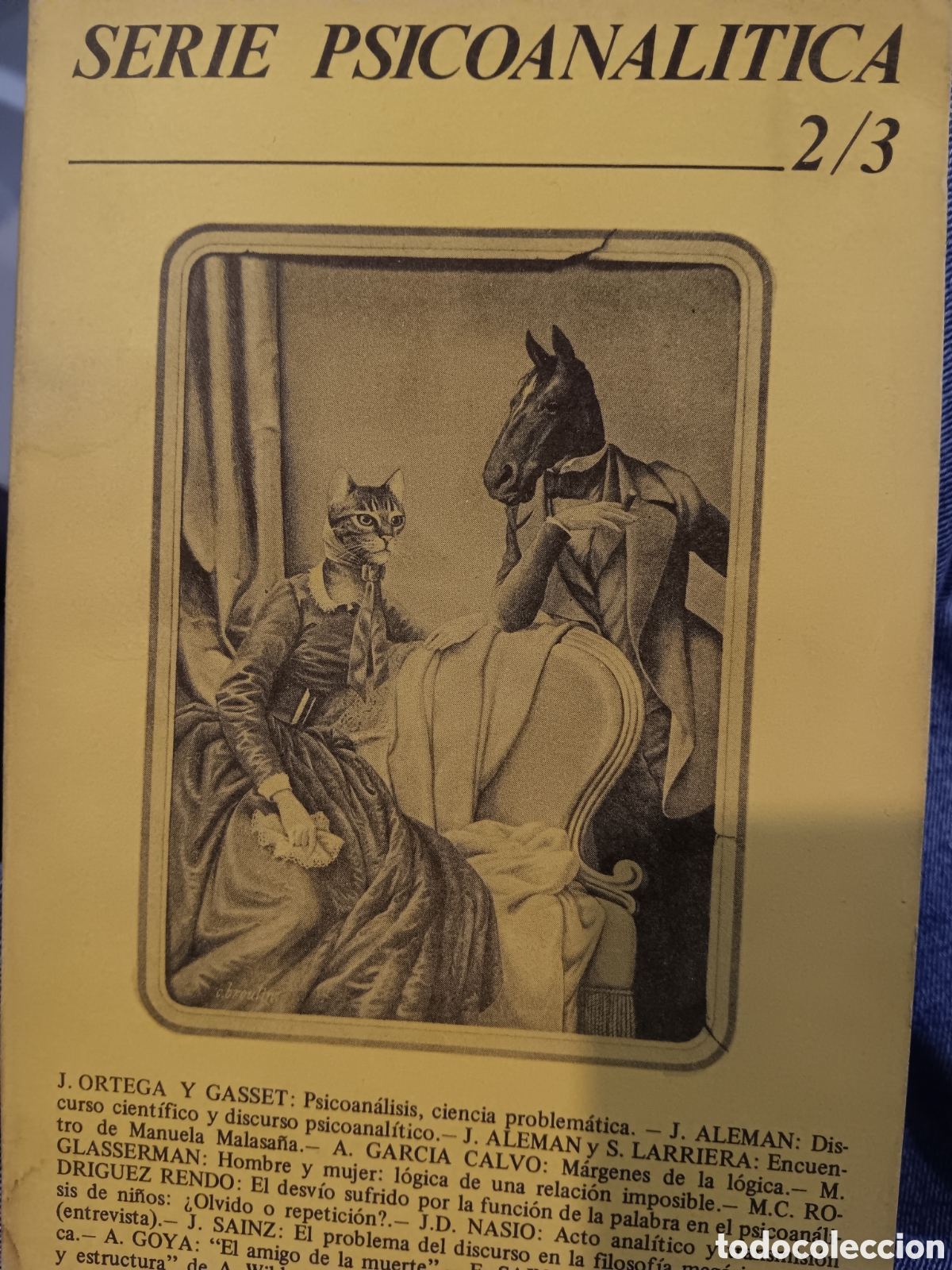Libros de segunda mano: J. Ortega y Gasset y otros. Serie psicoanal&iacute;tica 2/3