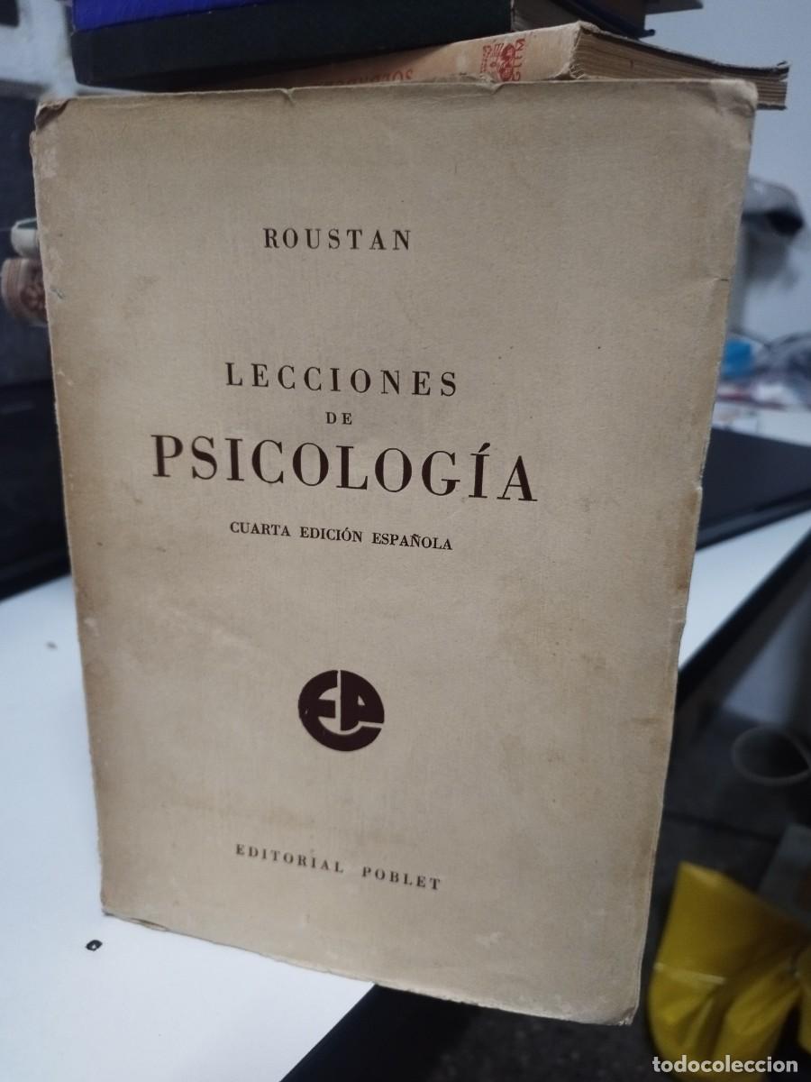 Libros de segunda mano: Lecciones de psicologia D. Roustan Ed. poblet - Foto 1