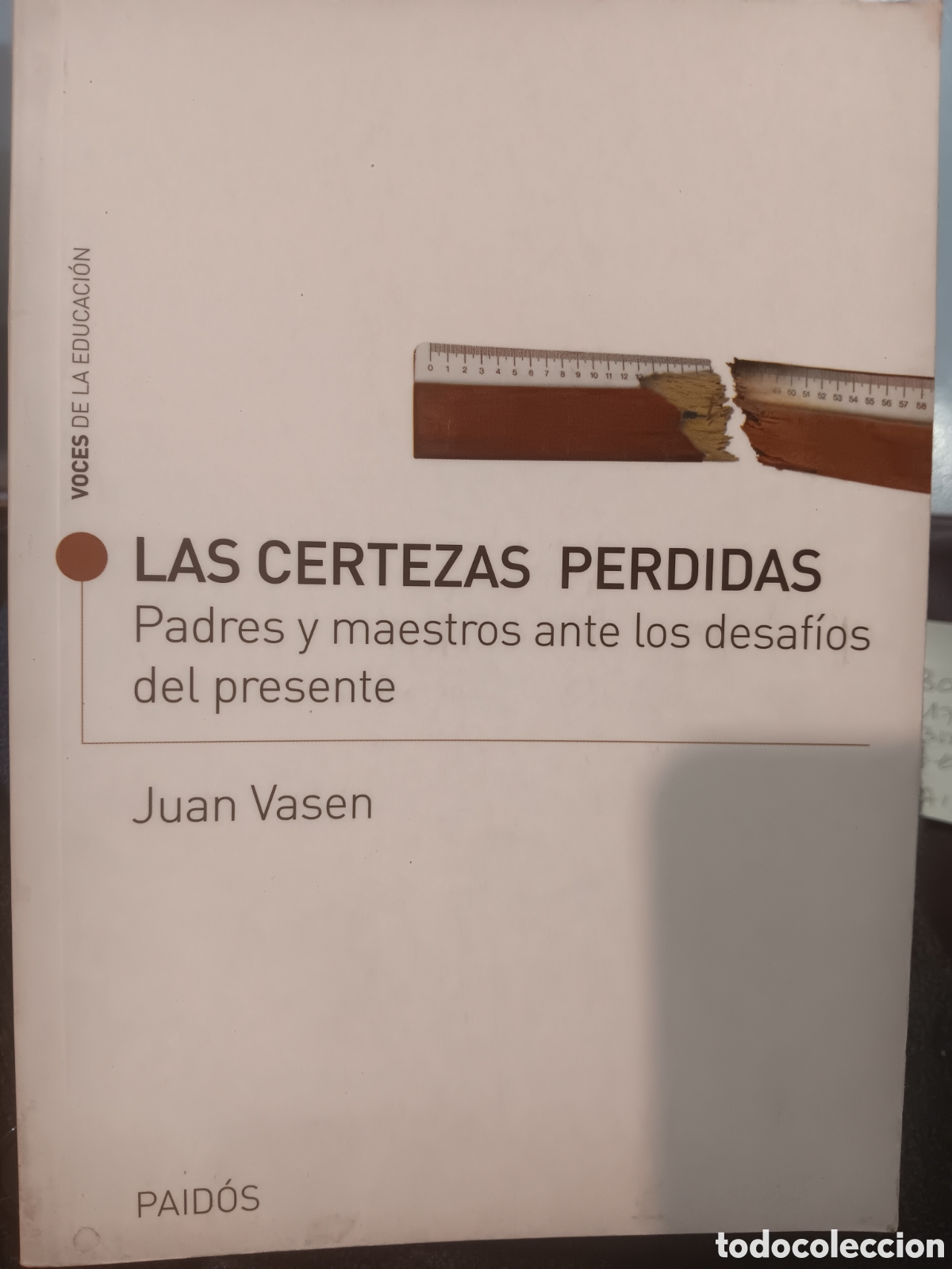 Libros de segunda mano: Juan Vasen. Las certezas perdidas - Foto 1