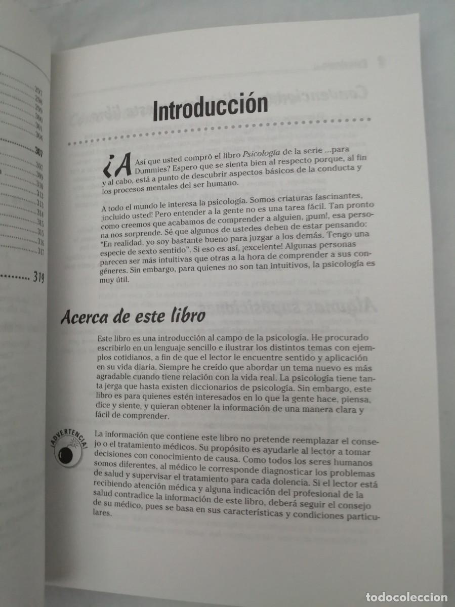 Libros de segunda mano: Psicolog&iacute;a para Dummies - Foto 6