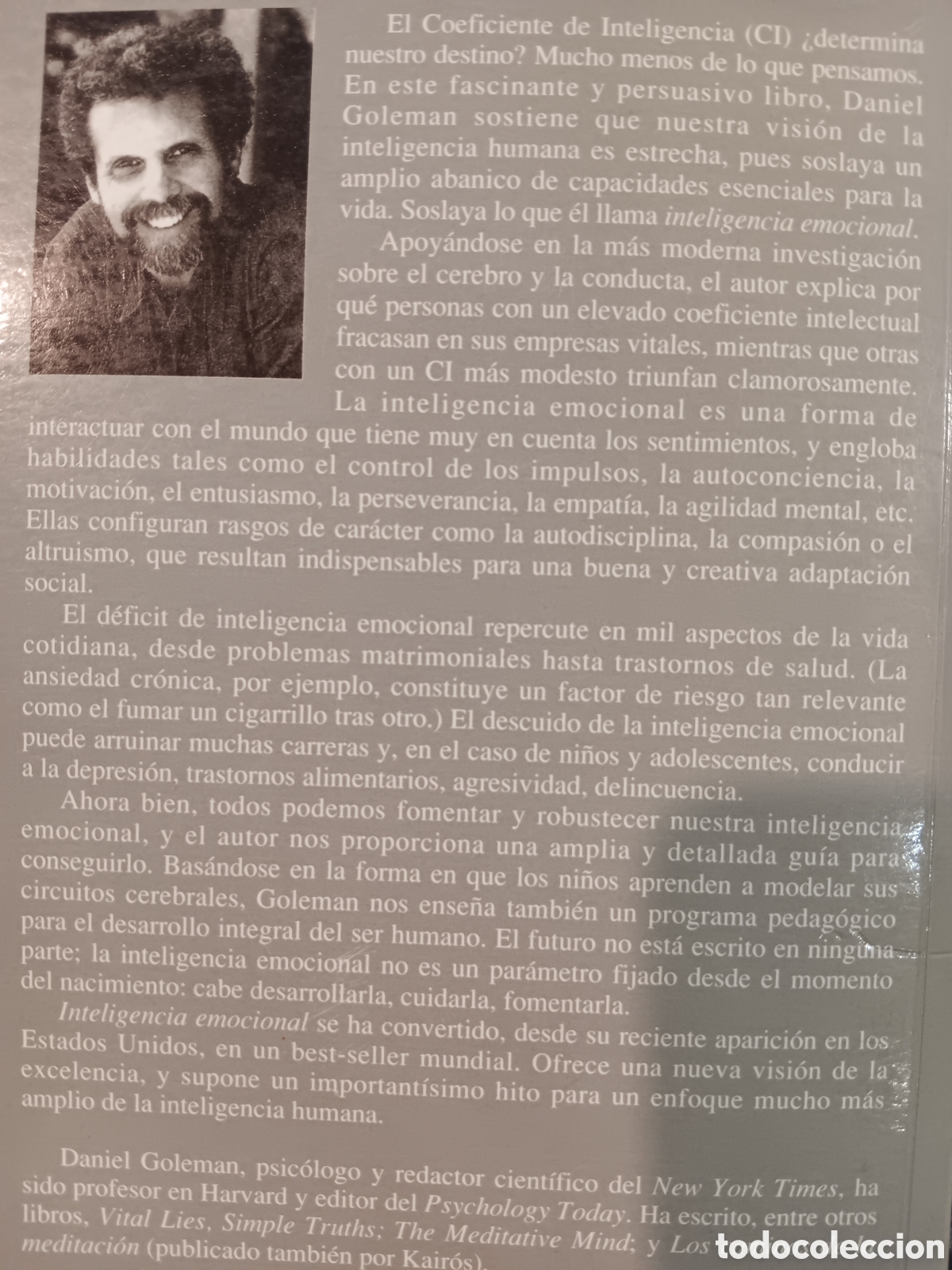 Libros de segunda mano: Daniel Goleman. Inteligencia emocional - Foto 2