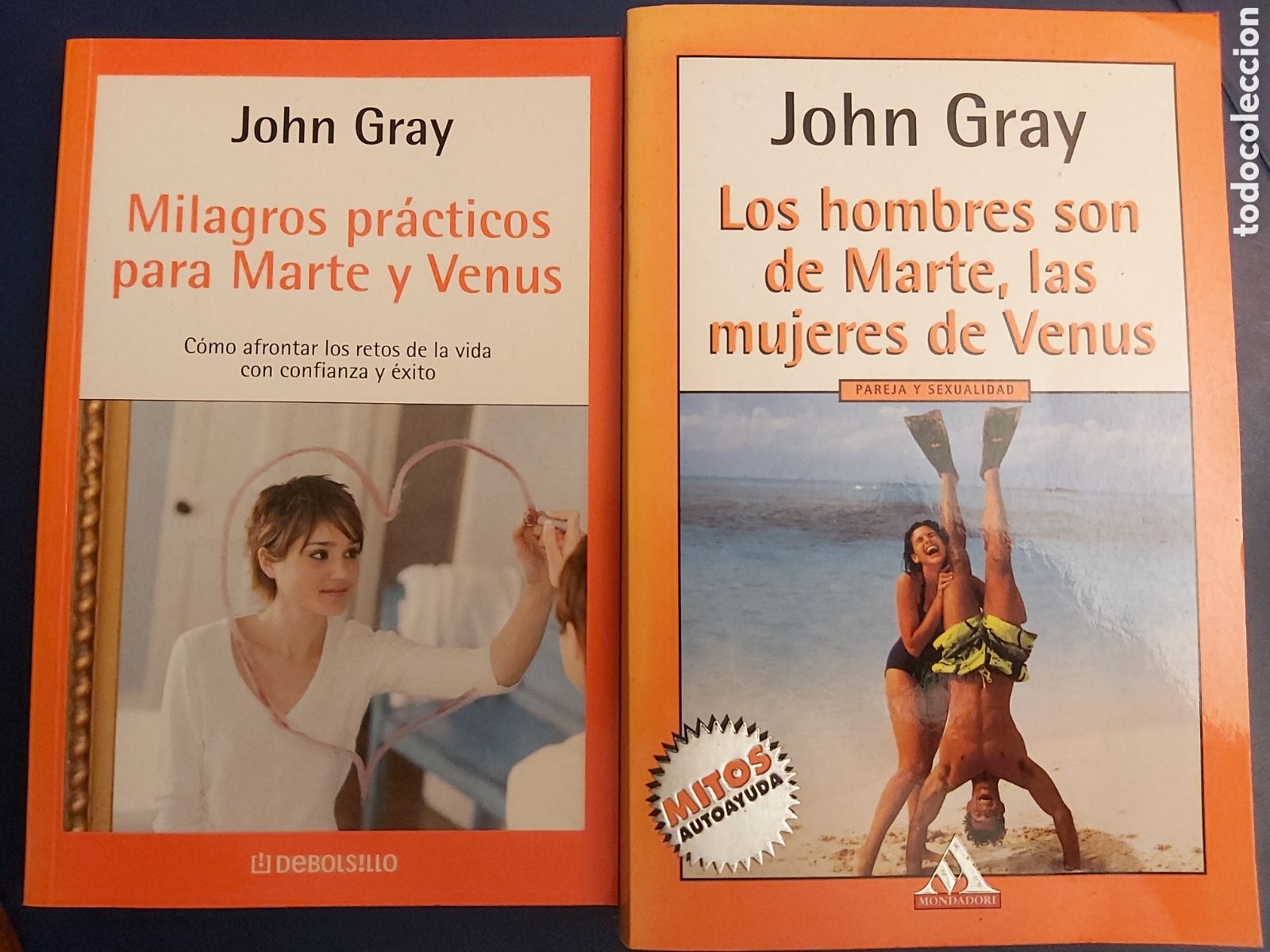 Libros de segunda mano: QUELA LIBRO. MILAGROS PR&Aacute;CTICOS PARA MARTE Y VENUS + LOS HOMBRES SON DE MARTE, LAS MUJERES DE VENUS