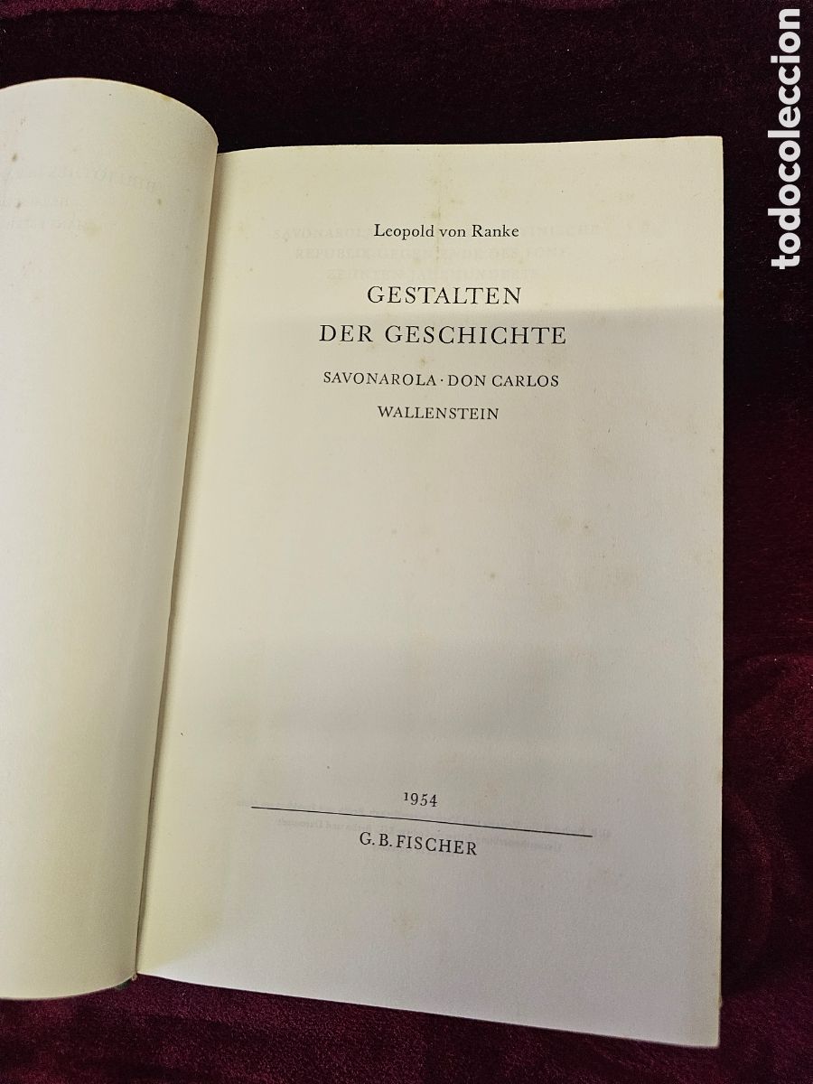 Libros de segunda mano: Libro en Alem&aacute;n, Gestalten der Geschichte 1954 - Foto 3
