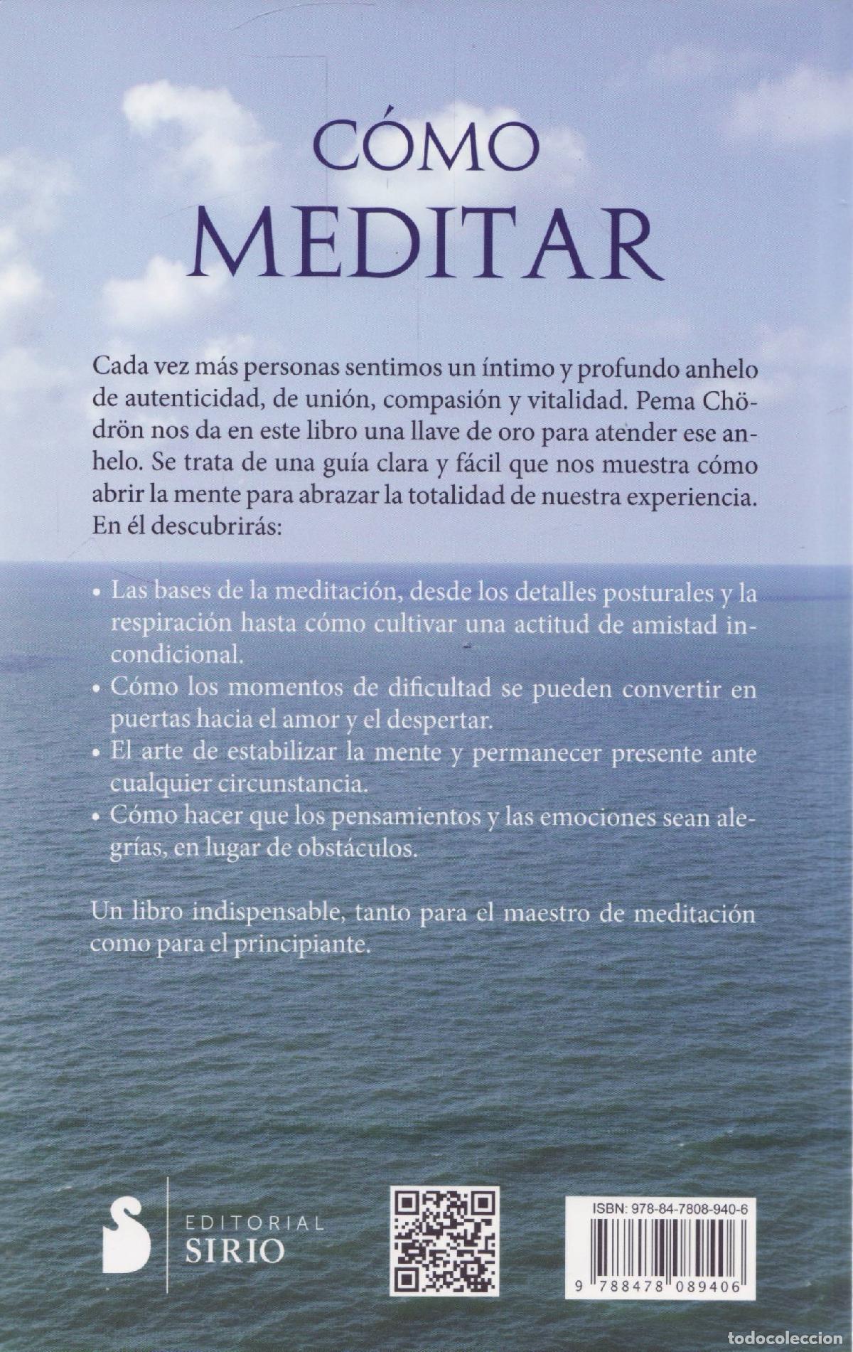 Libros de segunda mano: Como meditar - Chodron, Pema - Foto 3